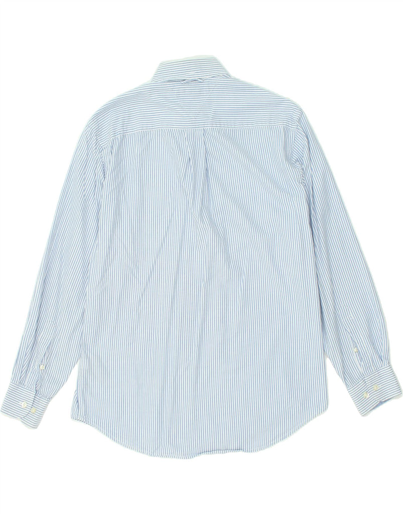 TOMMY HILFIGER Mens Shirt Small Blue Pinstripe Cotton | Vintage Tommy Hilfiger | Thrift | Second-Hand Tommy Hilfiger | Used Clothing | Messina Hembry 