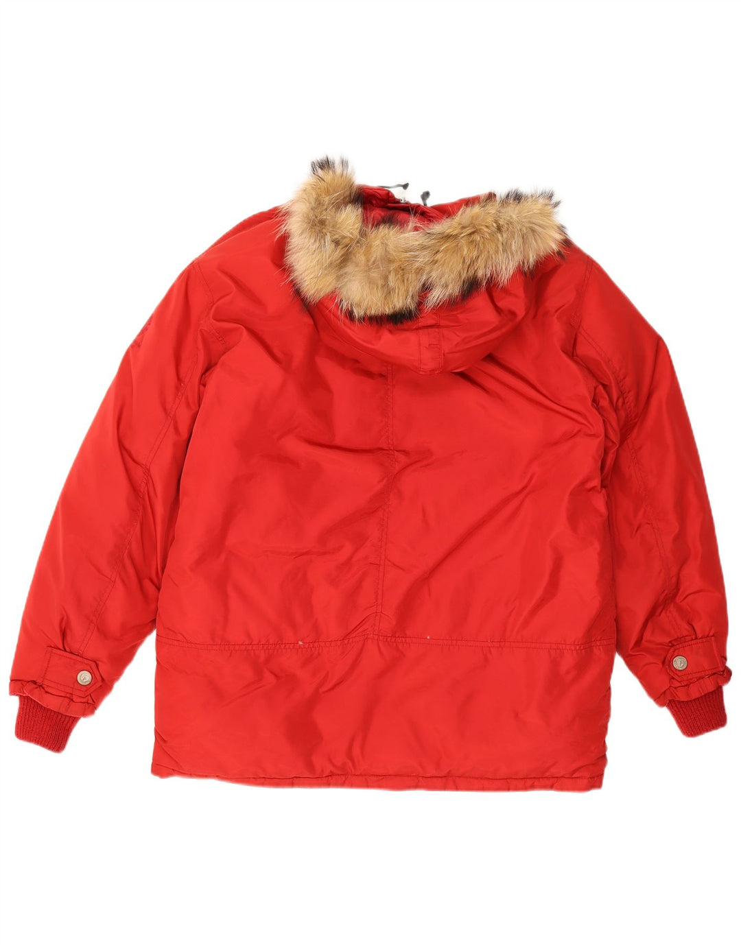 Dolomite Mens Hooded Padded Jacket UK 44 2XL Red Polyamide