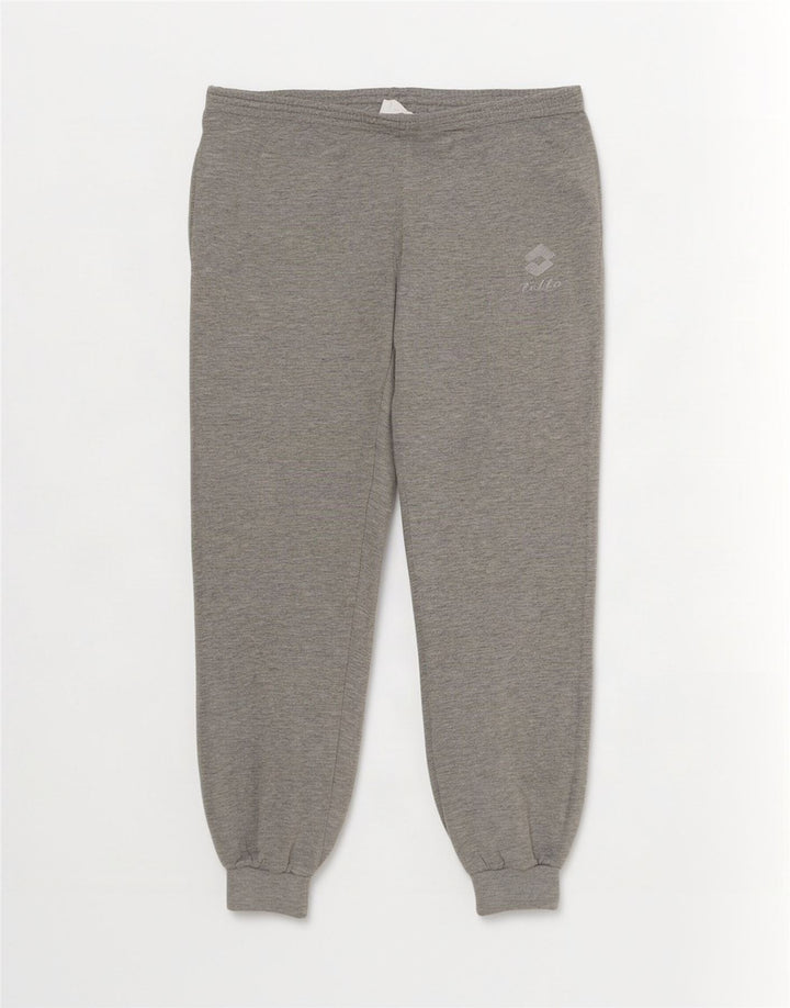 Lotto Mens Tracksuit Trousers Joggers Small Grey