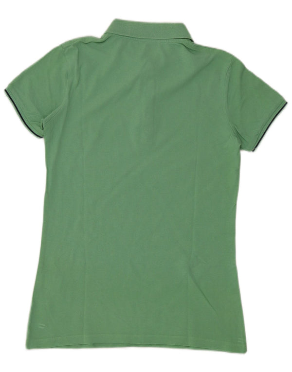 Kappa Womens Polo Shirt UK 14 Large Green Cotton