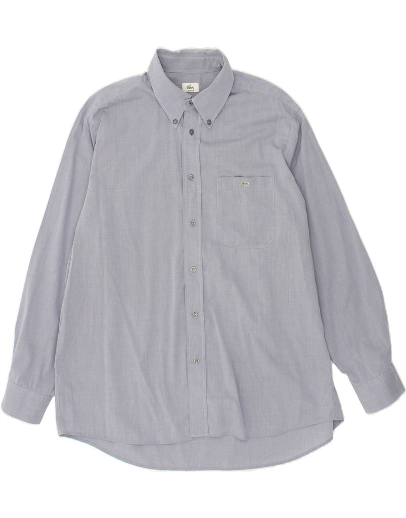 LACOSTE Mens Shirt Size 44 XL Grey Cotton Vintage Lacoste and Second-Hand Lacoste from Messina Hembry 