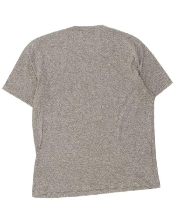 Reiss Mens T-Shirt Top Medium Grey Flecked