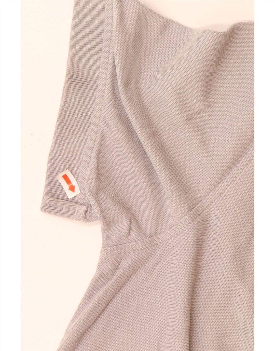 TOMMY HILFIGER Mens Regular Fit Polo Shirt Large Grey Cotton