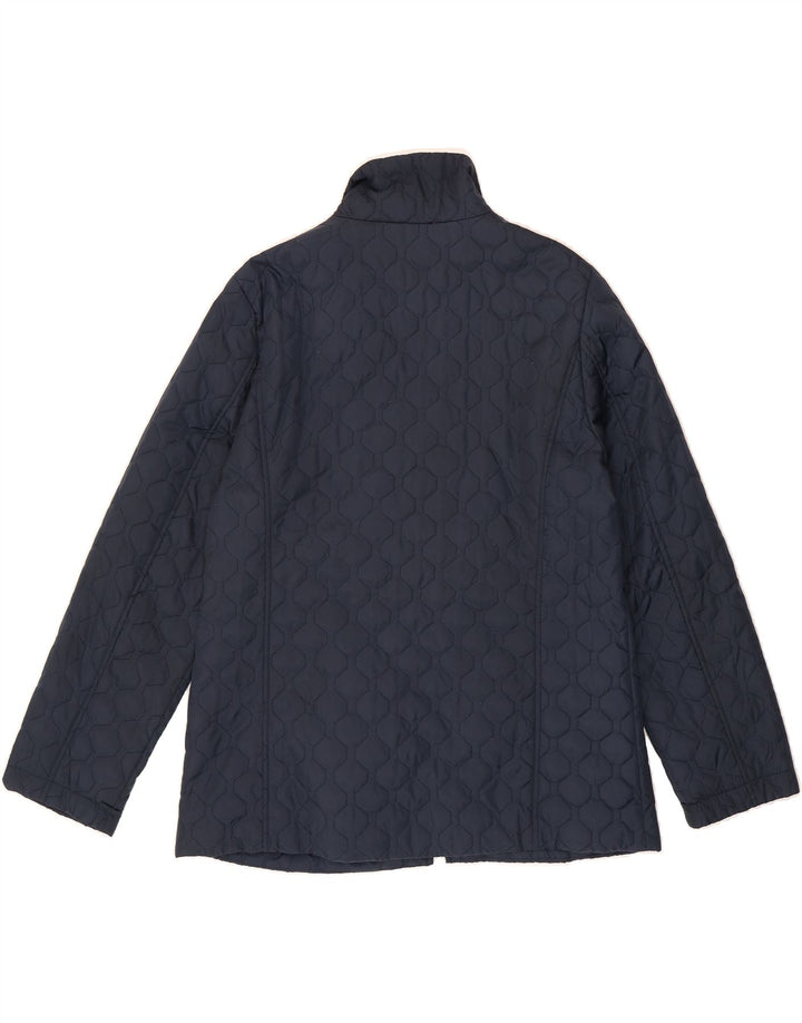 TOMMY HILFIGER Mens Quilted Jacket UK 40 Large Navy Blue Polyester Vintage Tommy Hilfiger and Second-Hand Tommy Hilfiger from Messina Hembry 