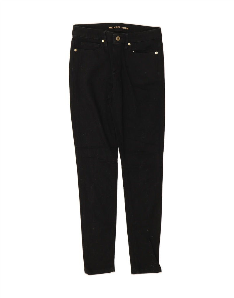 MICHAEL KORS Womens Izzy Skinny Jeans US 4 Small W30 L28 Black Cotton Vintage Michael Kors and Second-Hand Michael Kors from Messina Hembry 