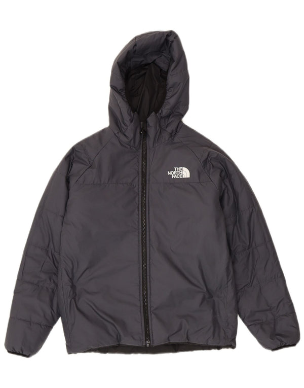 The North Face Boys Hooded Reversible Padded Jacket 11-12 Years Grey