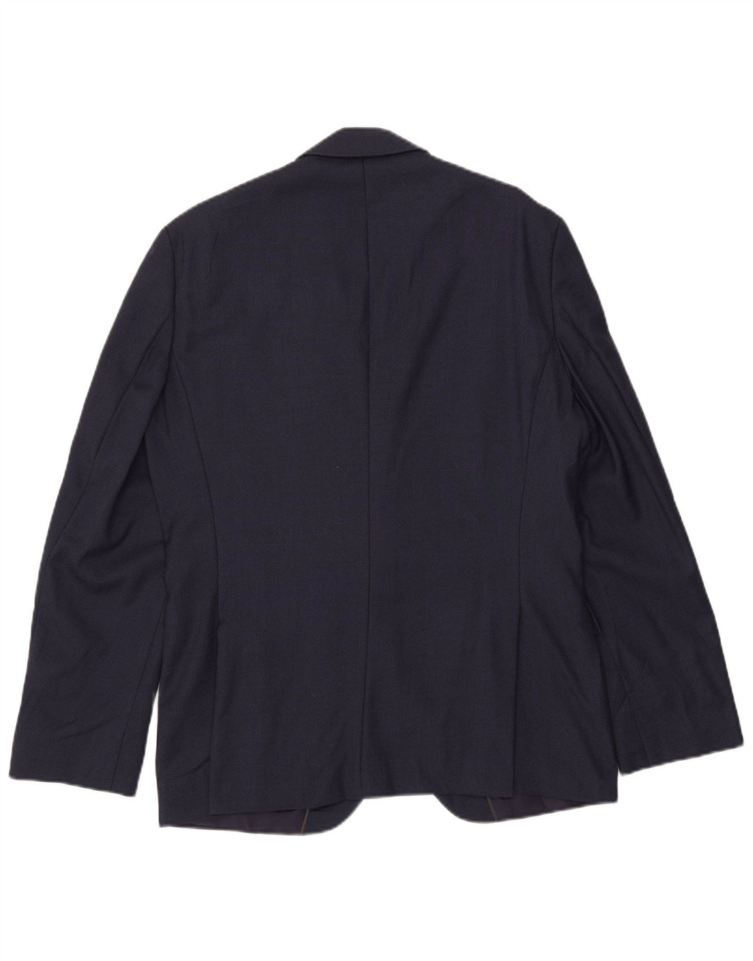 HUGO BOSS Mens 2 Button Blazer Jacket IT 50 Large Navy Blue