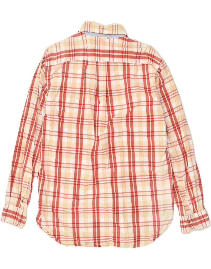 TOMMY HILFIGER Mens Shirt Large Red Check Cotton | Vintage Tommy Hilfiger | Thrift | Second-Hand Tommy Hilfiger | Used Clothing | Messina Hembry 