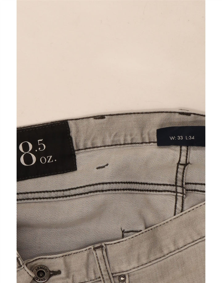 Armani Womens Straight Jeans W33 L28 Grey