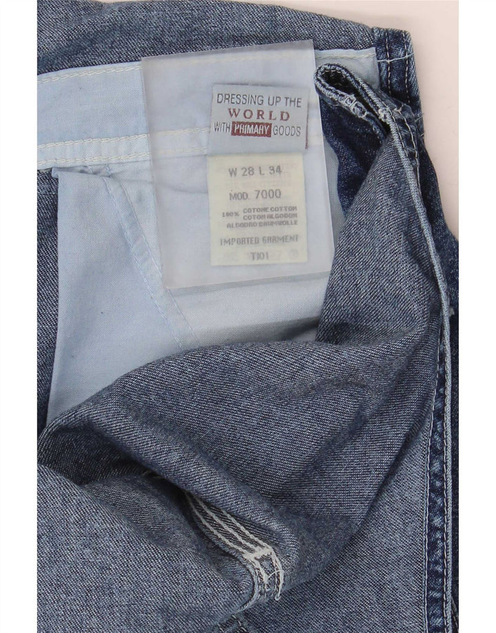 Rifle Mens Cargo Dungarees Jeans W28 L34 Blue Cotton