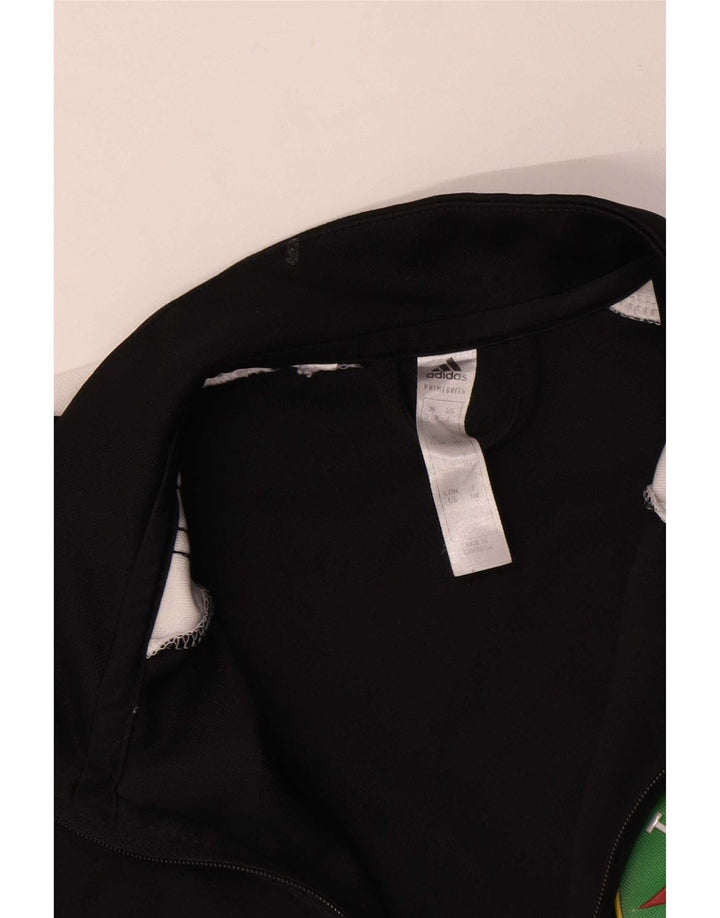 Adidas Boys Graphic Pullover Tracksuit Top 13-14 Years Black