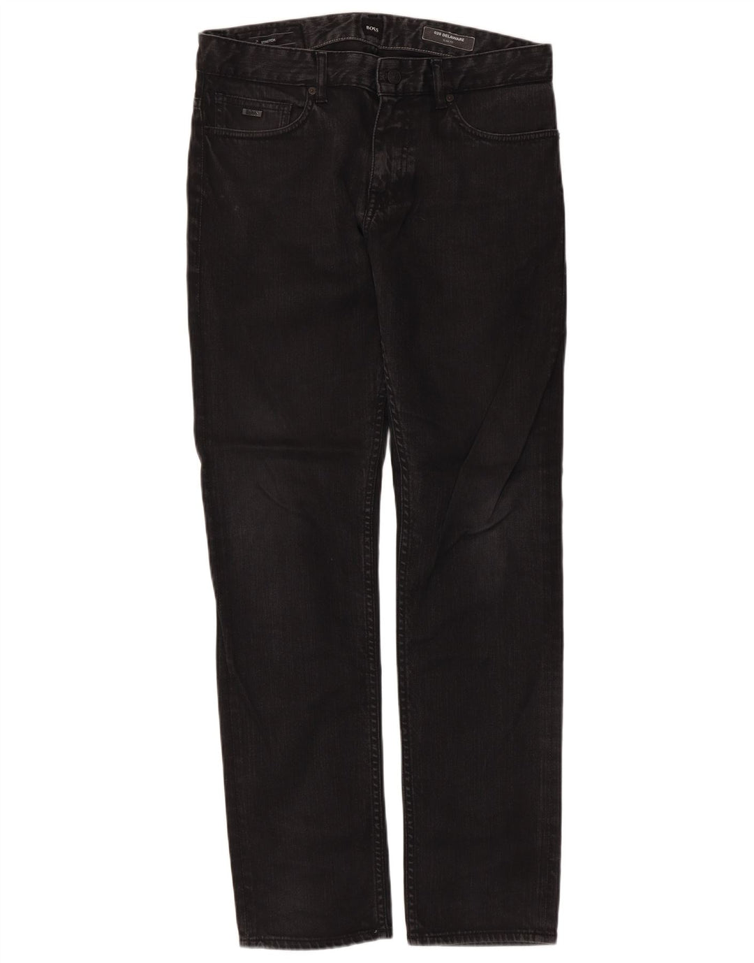 Hugo Boss Mens Delaware Slim Jeans W32 L32 Black Cotton