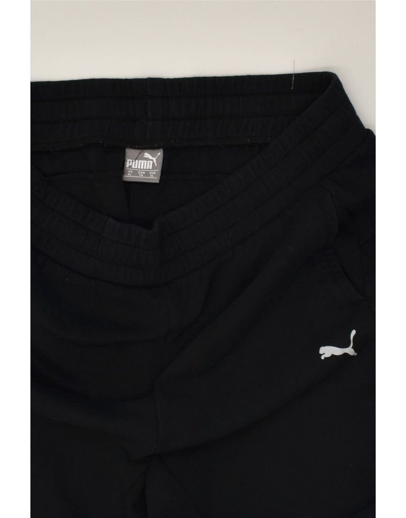 PUMA Mens Tracksuit Trousers Joggers XL Black | Vintage Puma | Thrift | Second-Hand Puma | Used Clothing | Messina Hembry 