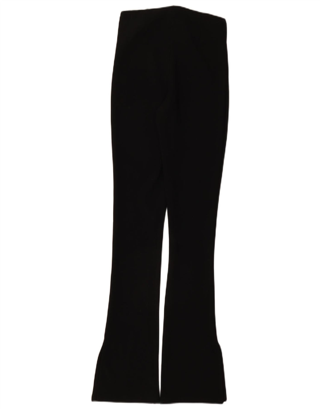 Zara Womens Flare Casual Trousers Small W26 L32 Black Polyester
