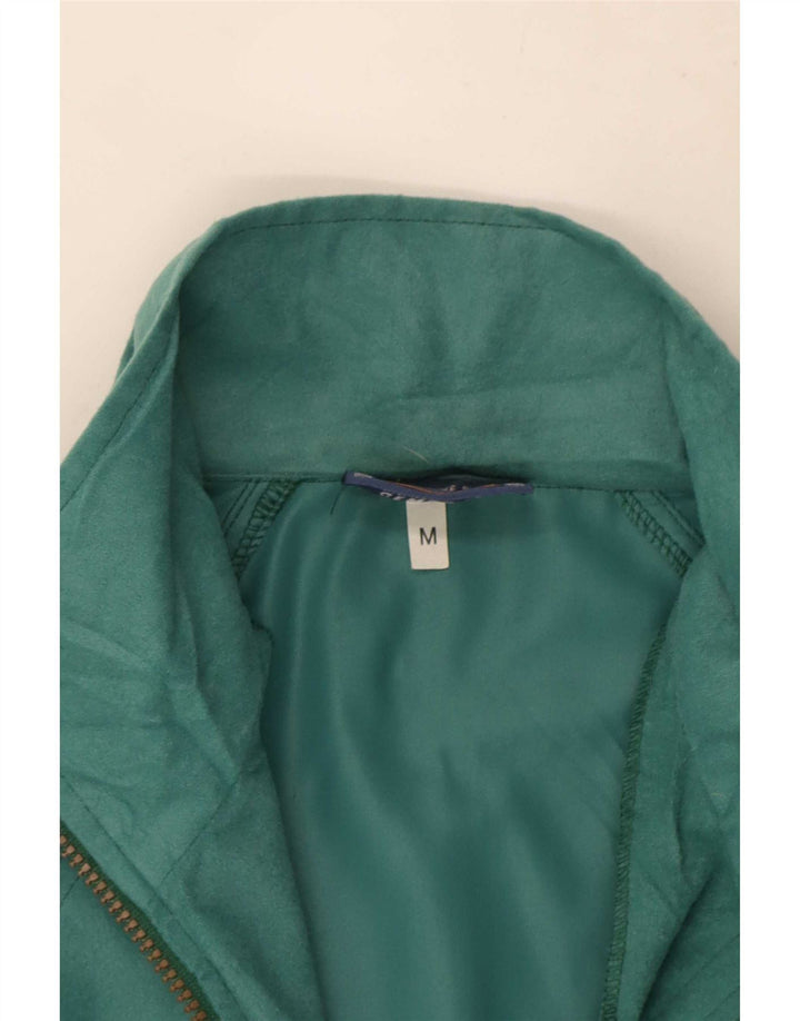 Greenstone Park Mens Tracksuit Top Jacket Medium Green Polyester