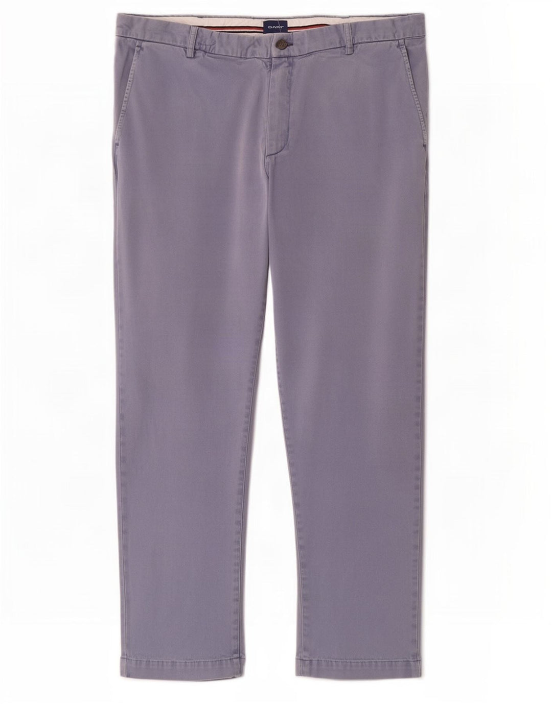 Gant Mens Straight Regular Chino Trousers W36 L30 Blue