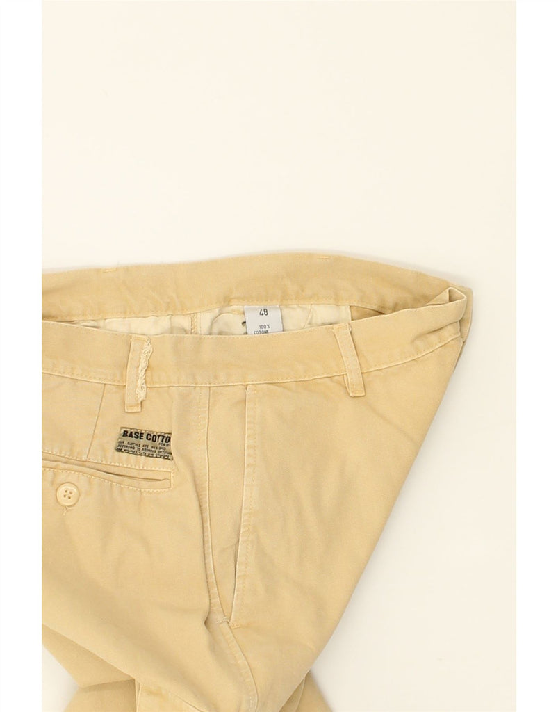 RICA LEWIS Mens Straight Cargo Trousers IT 48 Medium W32 L30  Beige Cotton | Vintage Rica Lewis | Thrift | Second-Hand Rica Lewis | Used Clothing | Messina Hembry 