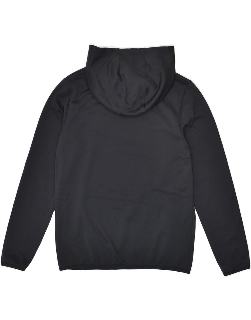 UNDER ARMOUR Boys Graphic Hoodie Jumper 11-12 Years Large Black Polyester Vintage Under Armour and Second-Hand Under Armour from Messina Hembry 