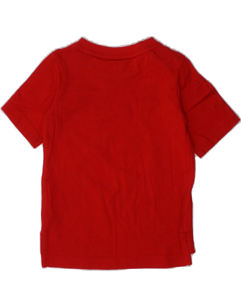ADIDAS Baby Boys Graphic T-Shirt Top 3-6 Months Red Cotton Vintage Adidas and Second-Hand Adidas from Messina Hembry 