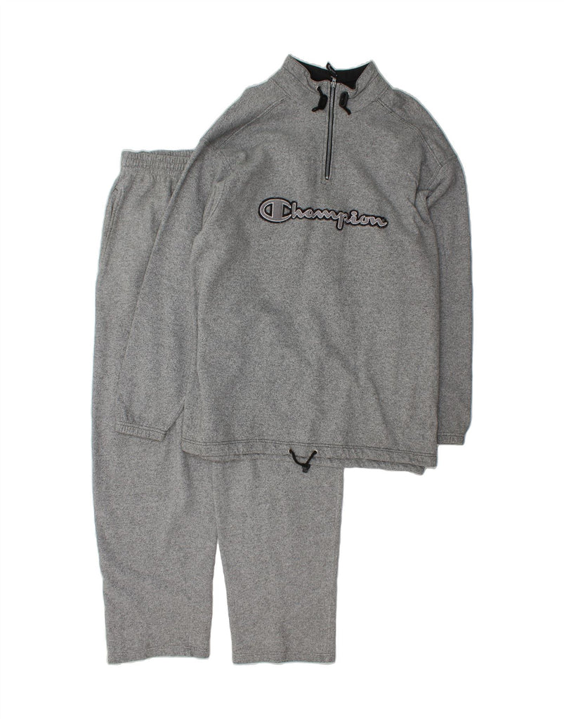 CHAMPION Mens Graphic Full Tracksuit XL  Grey Cotton Vintage Champion and Second-Hand Champion from Messina Hembry 