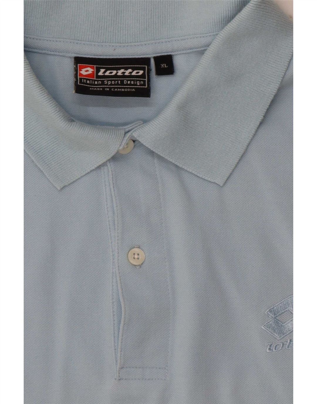 Lotto Mens Polo Shirt XL Blue