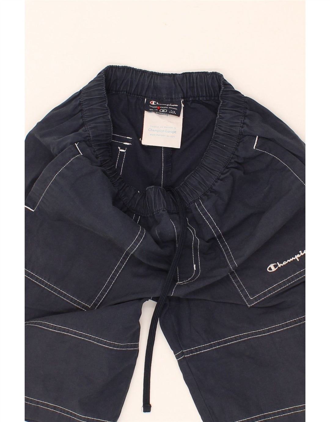 CHAMPION Boys Sport Shorts 7-8 Years Small Navy Blue Cotton Vintage Champion and Second-Hand Champion from Messina Hembry 