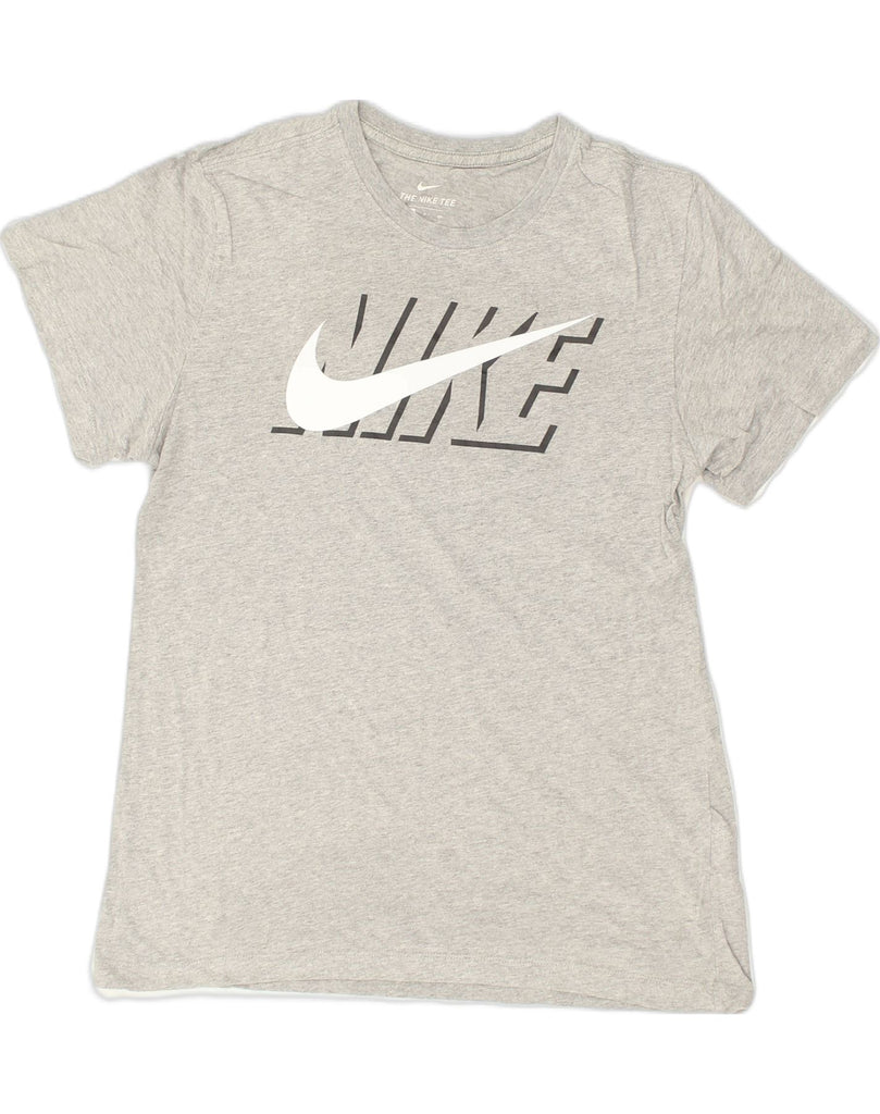 NIKE Mens Graphic T-Shirt Top Small Grey Cotton | Vintage Nike | Thrift | Second-Hand Nike | Used Clothing | Messina Hembry 