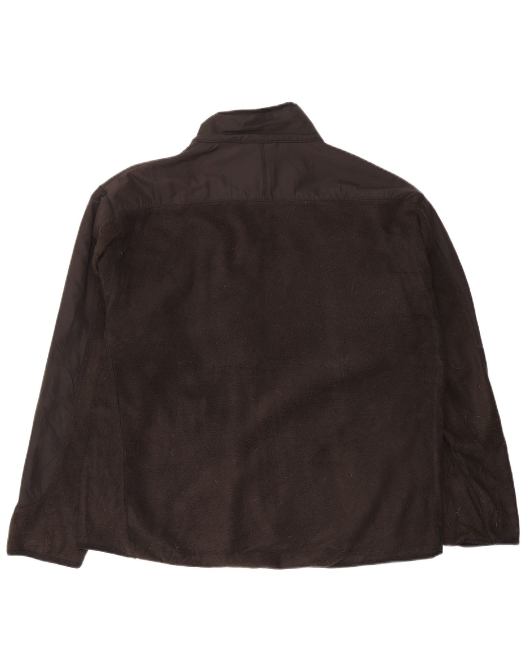 Chaps Mens Fleece Jacket UK 42 XL Black Colourblock Polyester