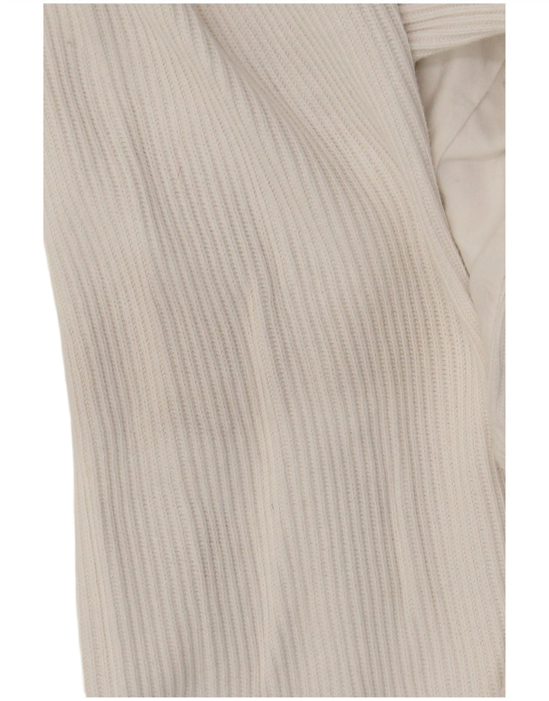 Together Womens Graphic Zip Neck Jumper Sweater UK 10/12 Medium White