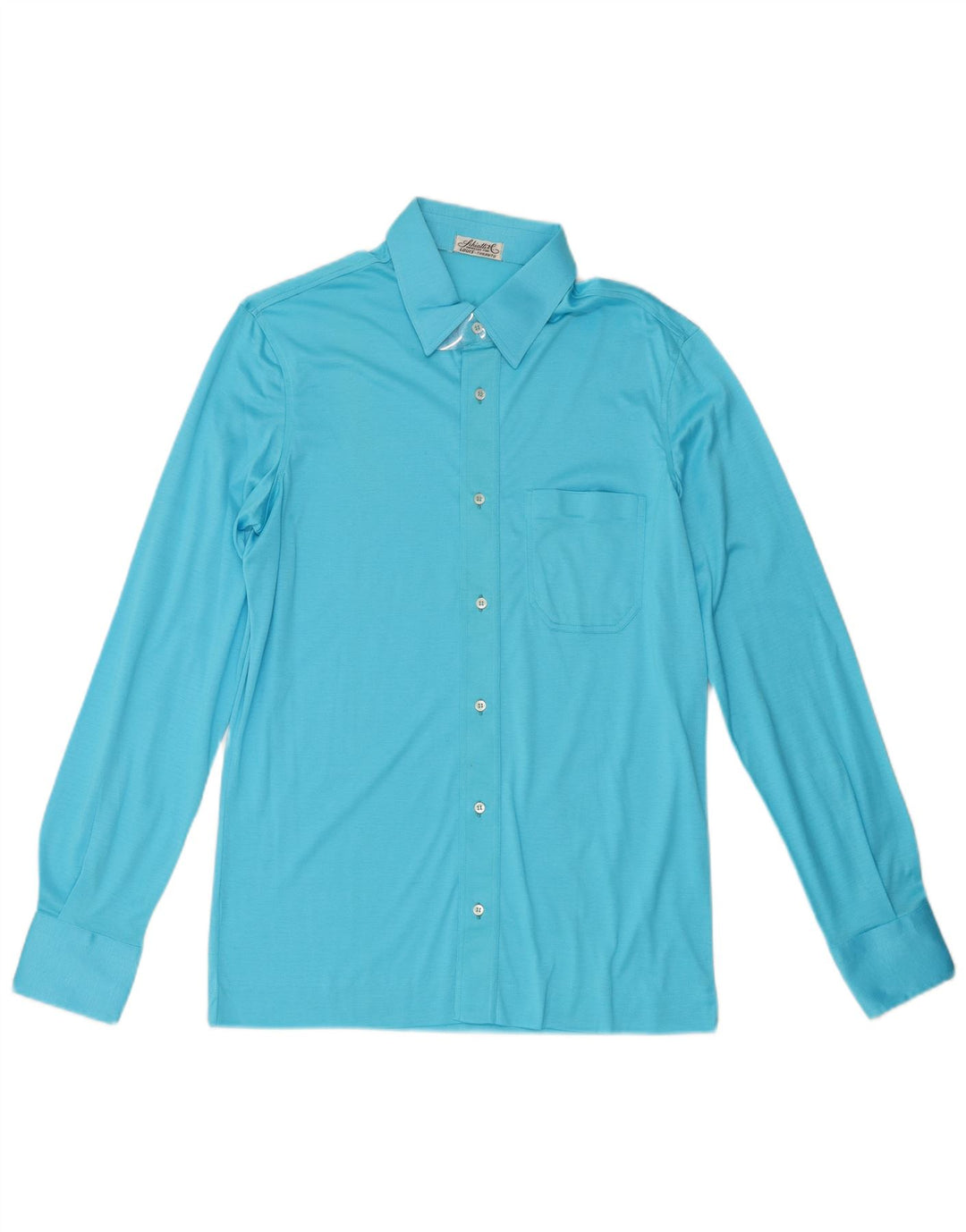 Vintage Mens Shirt Small Blue
