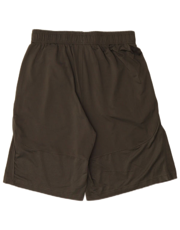 Under Armour Mens Loose Fit Sport Shorts Medium Khaki Polyester