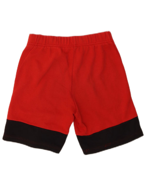 Adidas Boys Graphic Sport Shorts 11-12 Years Red Colourblock Cotton
