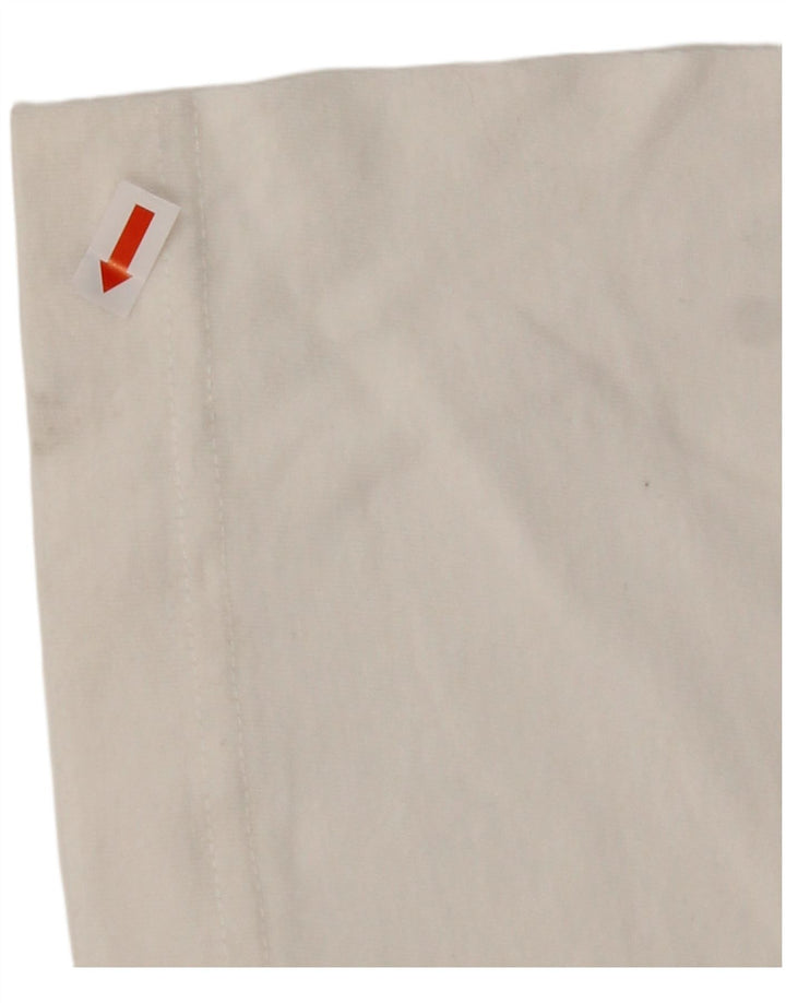 KAPPA Mens T-Shirt Top Medium White Cotton