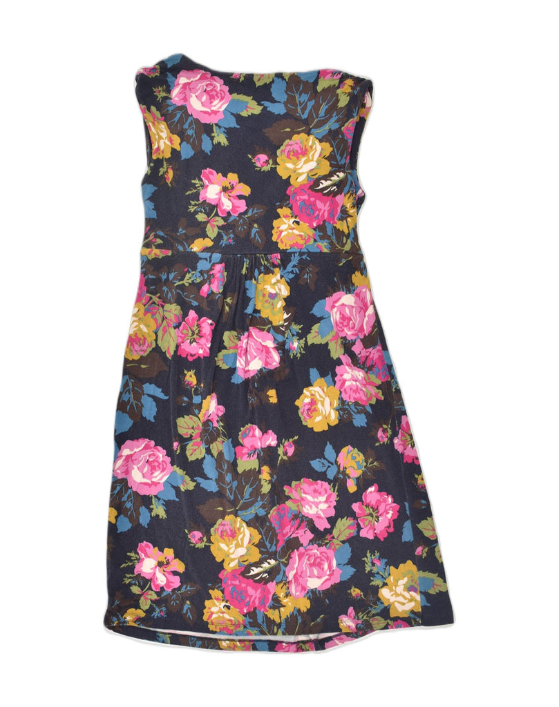 JOULES Womens Sundress UK 14 Large Navy Blue Floral Viscose | Vintage Joules | Thrift | Second-Hand Joules | Used Clothing | Messina Hembry 