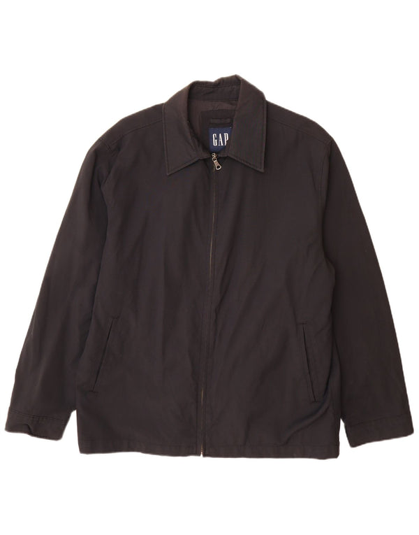 Gap Mens Utility Jacket UK 40 Large Navy Blue Nylon