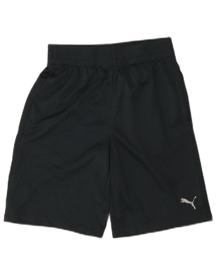 Puma Boys Sport Shorts 10-11 Years  Medium Black Polyester