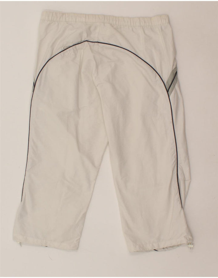 FILA Mens Capri Trousers Medium W32 L23 White Cotton Vintage Fila and Second-Hand Fila from Messina Hembry 