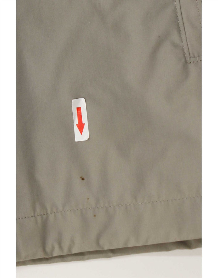 C & A Mens Windbreaker Jacket IT 46 Large Grey Polyester