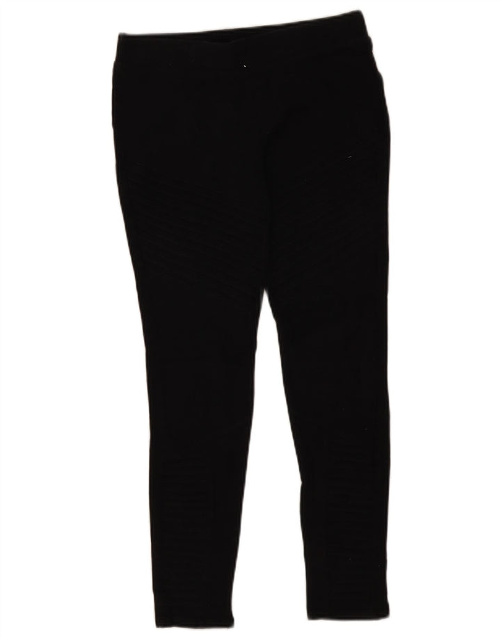 Guess Womens Leggings UK 10 Small W Black Cotton