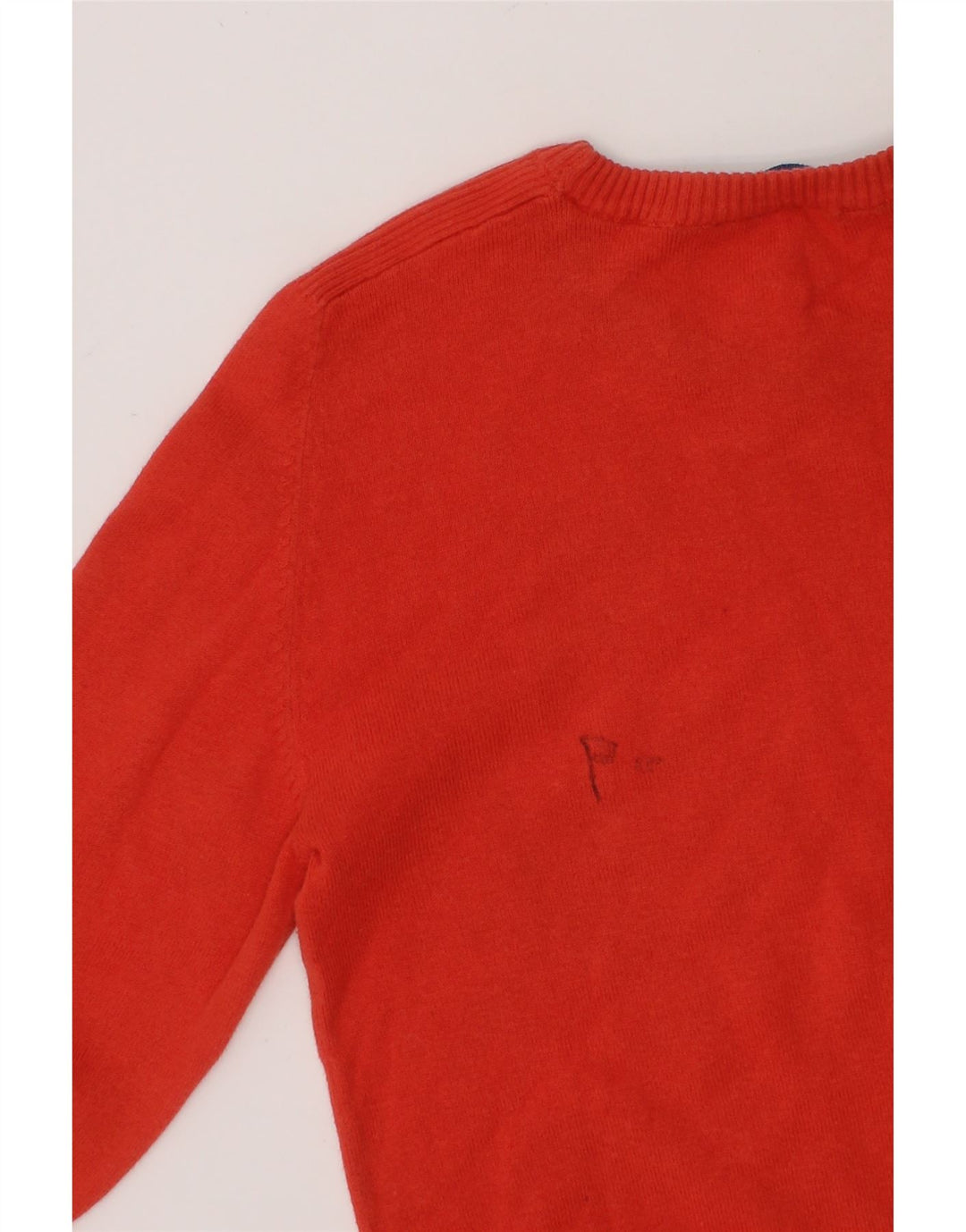 GUESS Boys Crew Neck Jumper Sweater 7-8 Years Red Cotton Classic Vintage Guess and Second-Hand Guess from Messina Hembry 