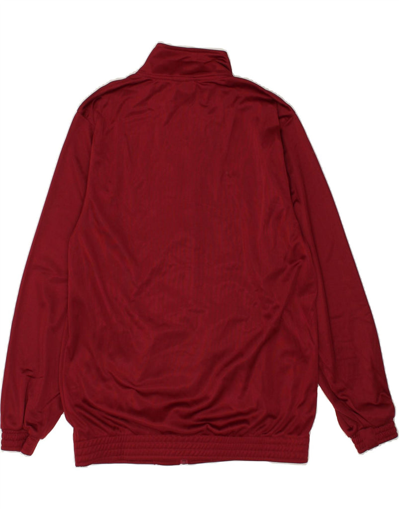 UMBRO Womens Tracksuit Top Jacket UK 18 XL Red Colourblock Polyester | Vintage Umbro | Thrift | Second-Hand Umbro | Used Clothing | Messina Hembry 