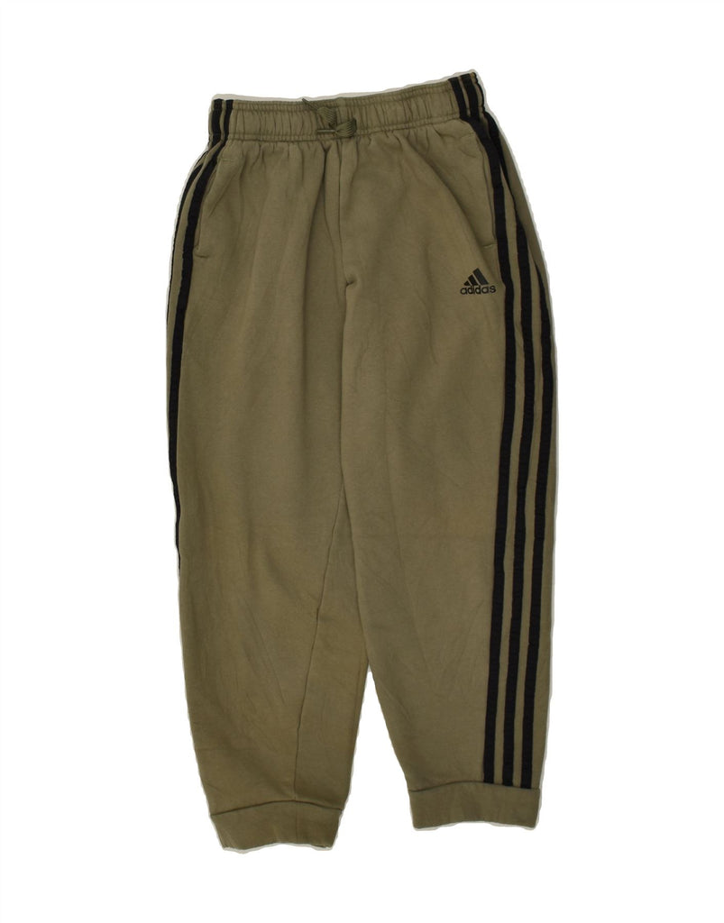 ADIDAS Boys Tracksuit Trousers Joggers 11-12 Years  Green Cotton | Vintage Adidas | Thrift | Second-Hand Adidas | Used Clothing | Messina Hembry 