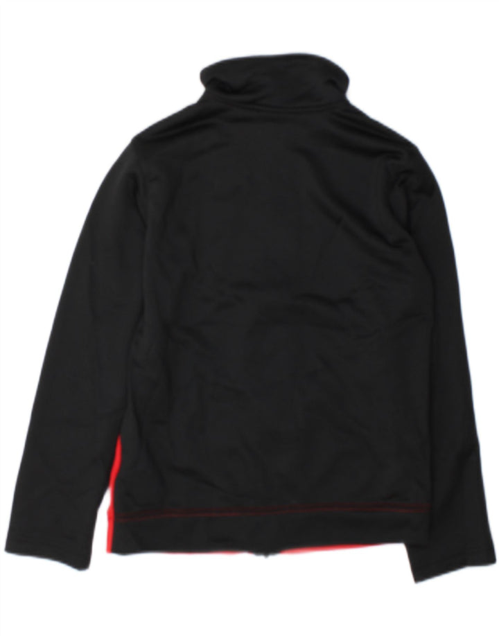 Nike Boys Tracksuit Top Jacket 10-11 Years Medium Black Colourblock