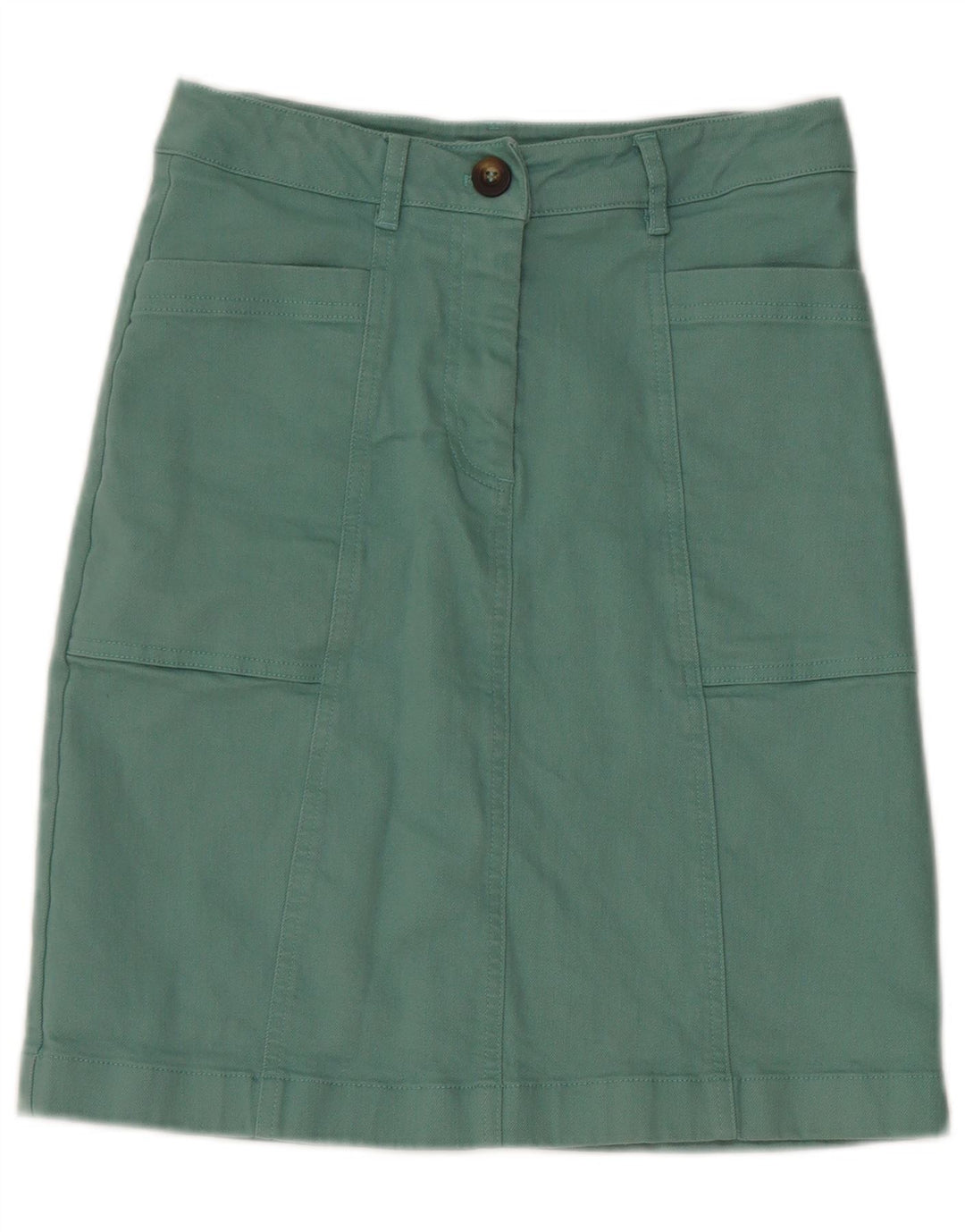 BODEN Womens Denim Skirt UK 8 Small W26  Blue Cotton