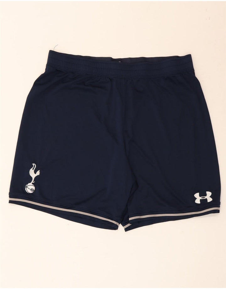Under Armour Mens Tottenham Hotspur Sport Shorts XL  Navy Blue Polyester