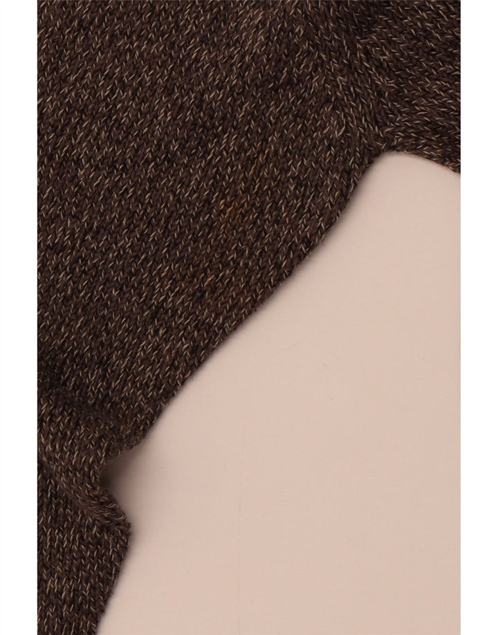 KAPPA Mens V-Neck Jumper Sweater Medium Grey Cotton