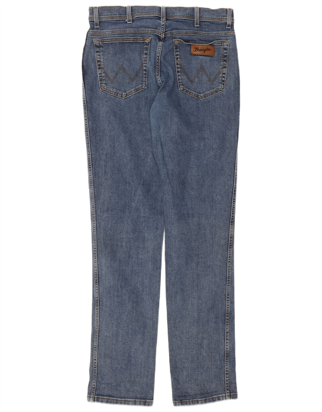Wrangler Mens Texas Straight Jeans W36 L36 Blue Cotton