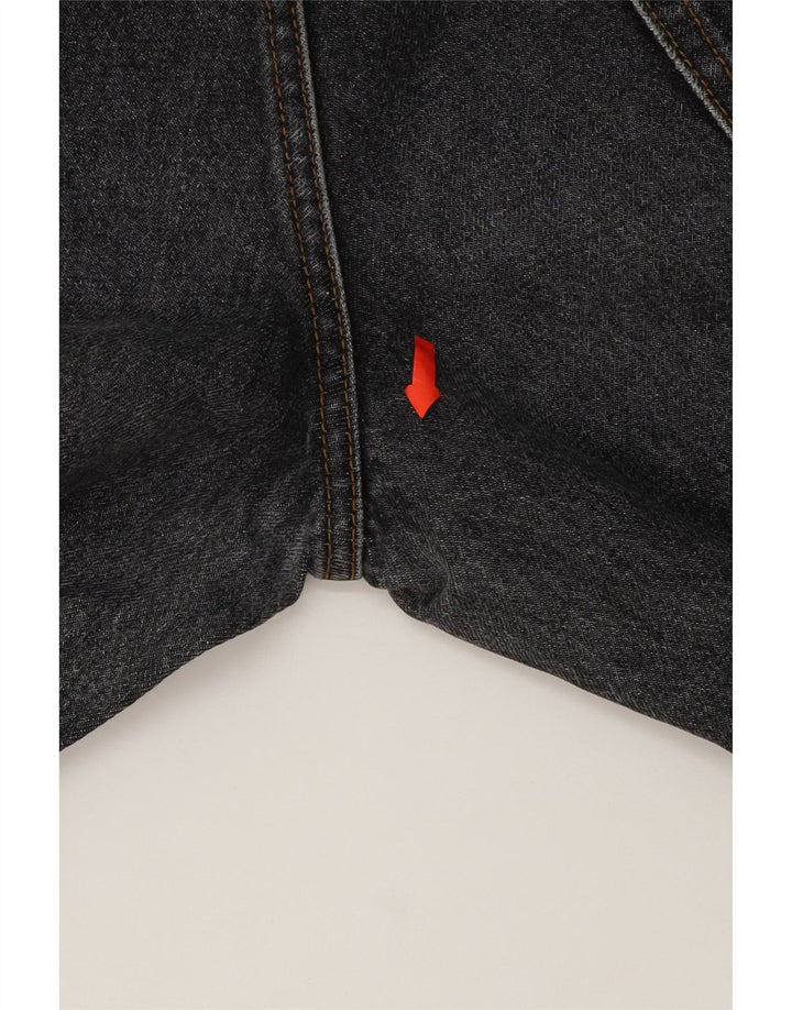 VINTAGE Womens Tapered Jeans W31 L29 Black Cotton Vintage Vintage and Second-Hand Vintage from Messina Hembry 