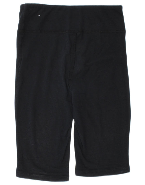 Nike Girls Capri Leggings 10-11 Years Medium Navy Blue Cotton