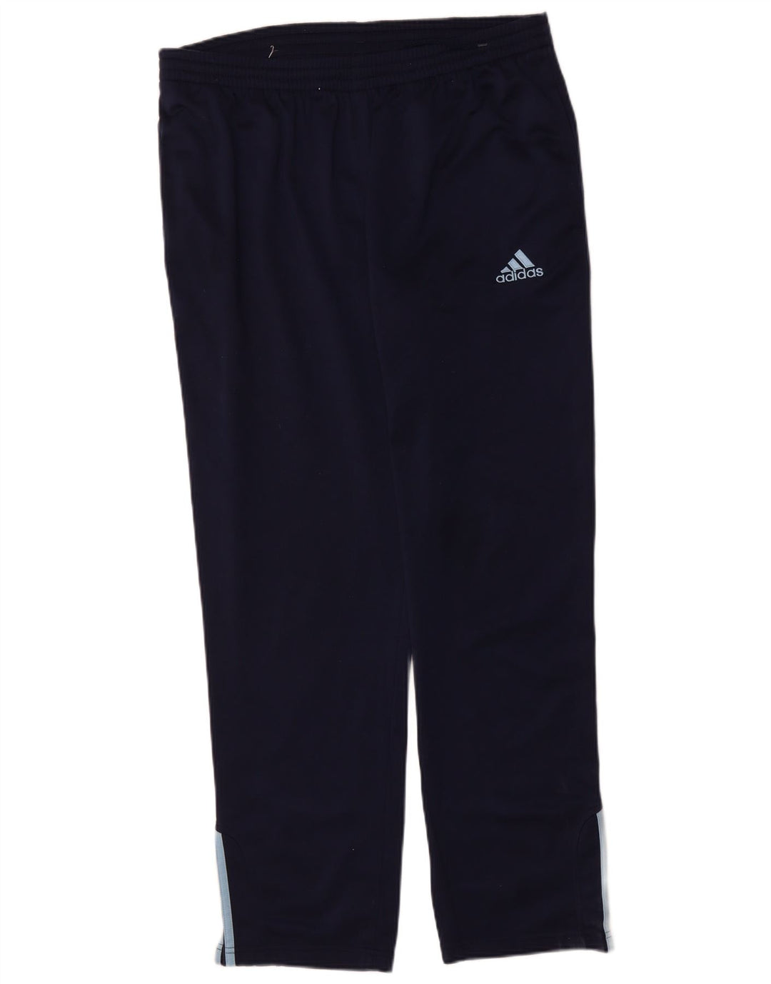 ADIDAS Mens Tracksuit Trousers IT 42/44 Large  Navy Blue Polyester